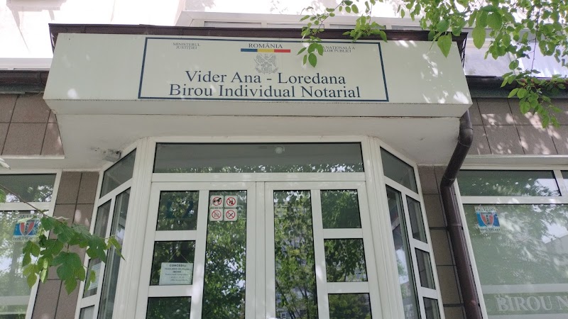 Birou Individual Notarial Vider Ana-Loredana