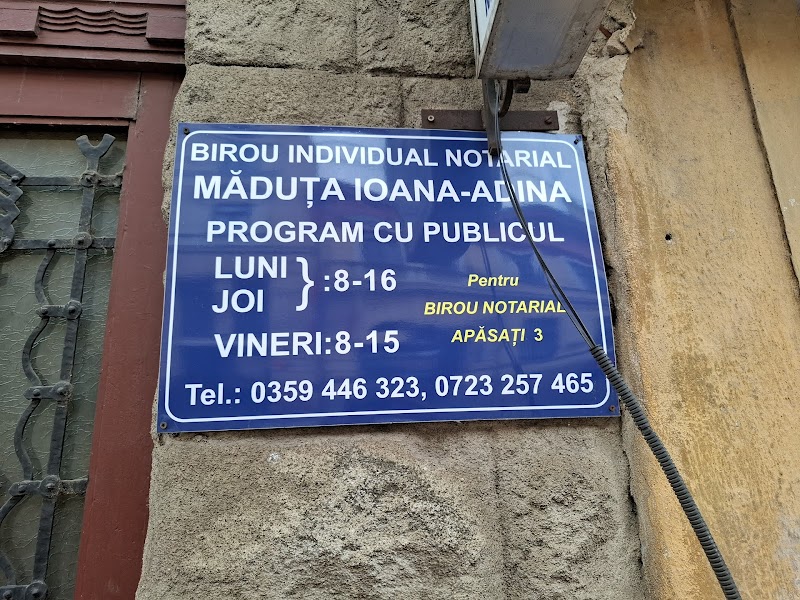 Birou Notarial Măduţă Ioana Adina