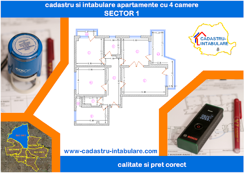 Cadastru si intabulare apartamente - PFA POPOVICI BOGDAN-RADU