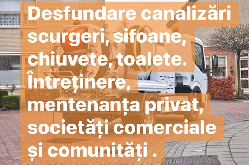Desfundare Canalizare Oradea - ECANAL