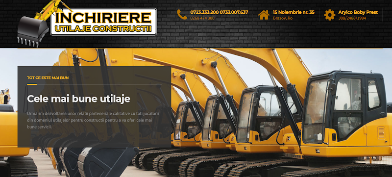 Inchiriere utilaje constructii