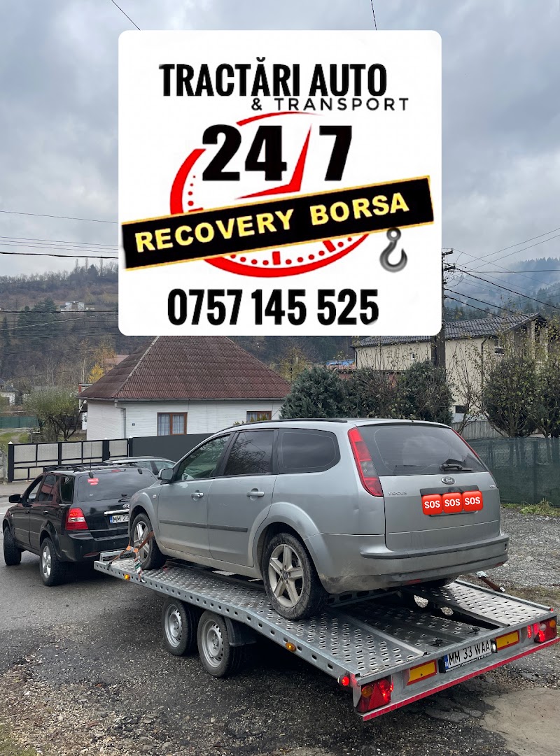 Tractari auto /Închirieri platforme-remorci Recovery Borsa Maramureș