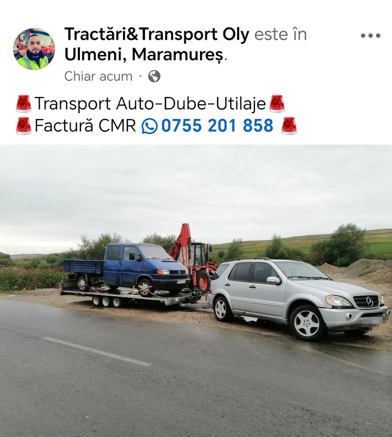 Tractări auto Borșa Moisei Vișeu Maramureș